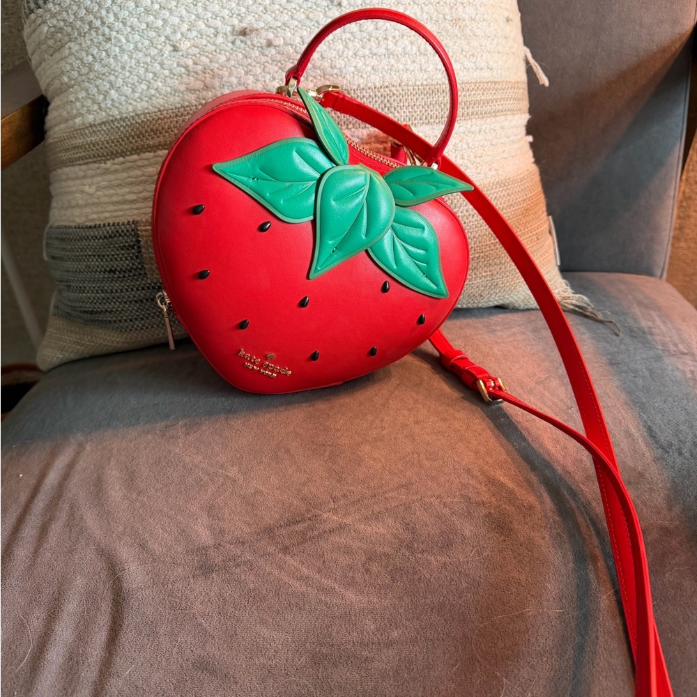 Kate spade Red Strawberry-Shaped Crossbody Bag